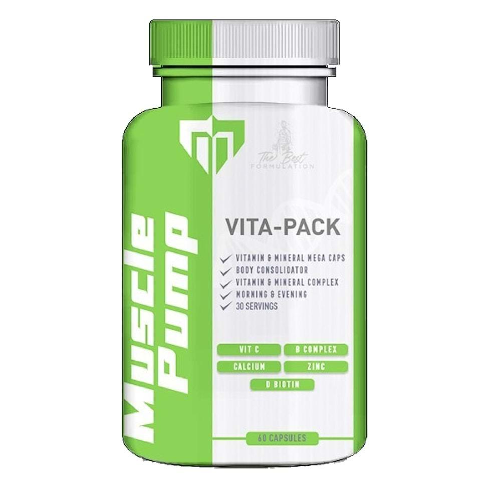 Muscle Pump Vita-Pack Vitamin Mineral 60 Kapsül
