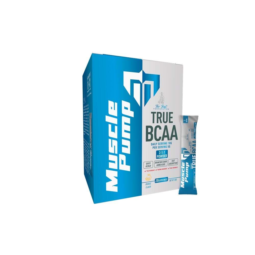 Muscle Pump 2:1:1 True Powder Bcaa Portakal 20 Saşe