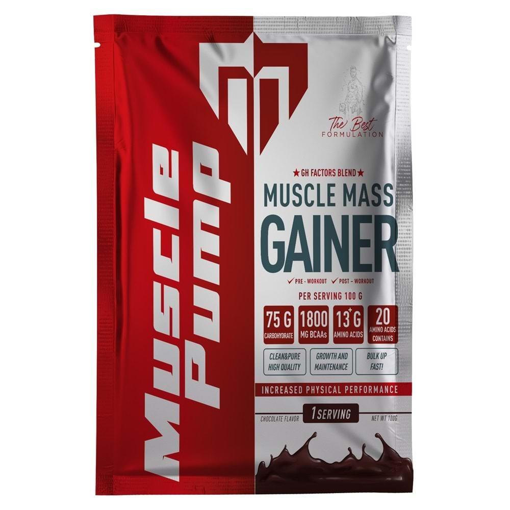 Muscle Pump Muscle Mass Gainer Çikolata 100 Gr