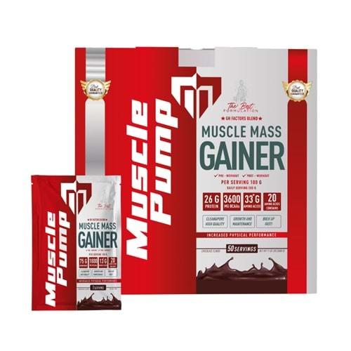 Muscle Pump Muscle Mass Gainer 50 Saşe